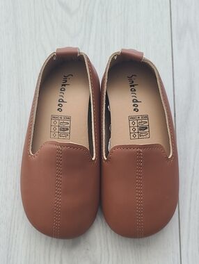 Children's Brown Slip-On Moccasins by